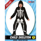 Load image into Gallery viewer, Kids Deluxe Skeleton Costume - M - The Base Warehouse
