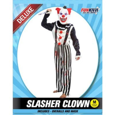Kids Deluxe Slasher Clown Costume - M - The Base Warehouse