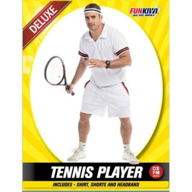 Mens Deluxe Tennis Player Costume - The Base Warehouse