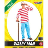 Load image into Gallery viewer, Mens Value Striped Wally Man Costume
