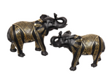 Load image into Gallery viewer, Black/Gold Moroccan Elephant - 24cm - The Base Warehouse

