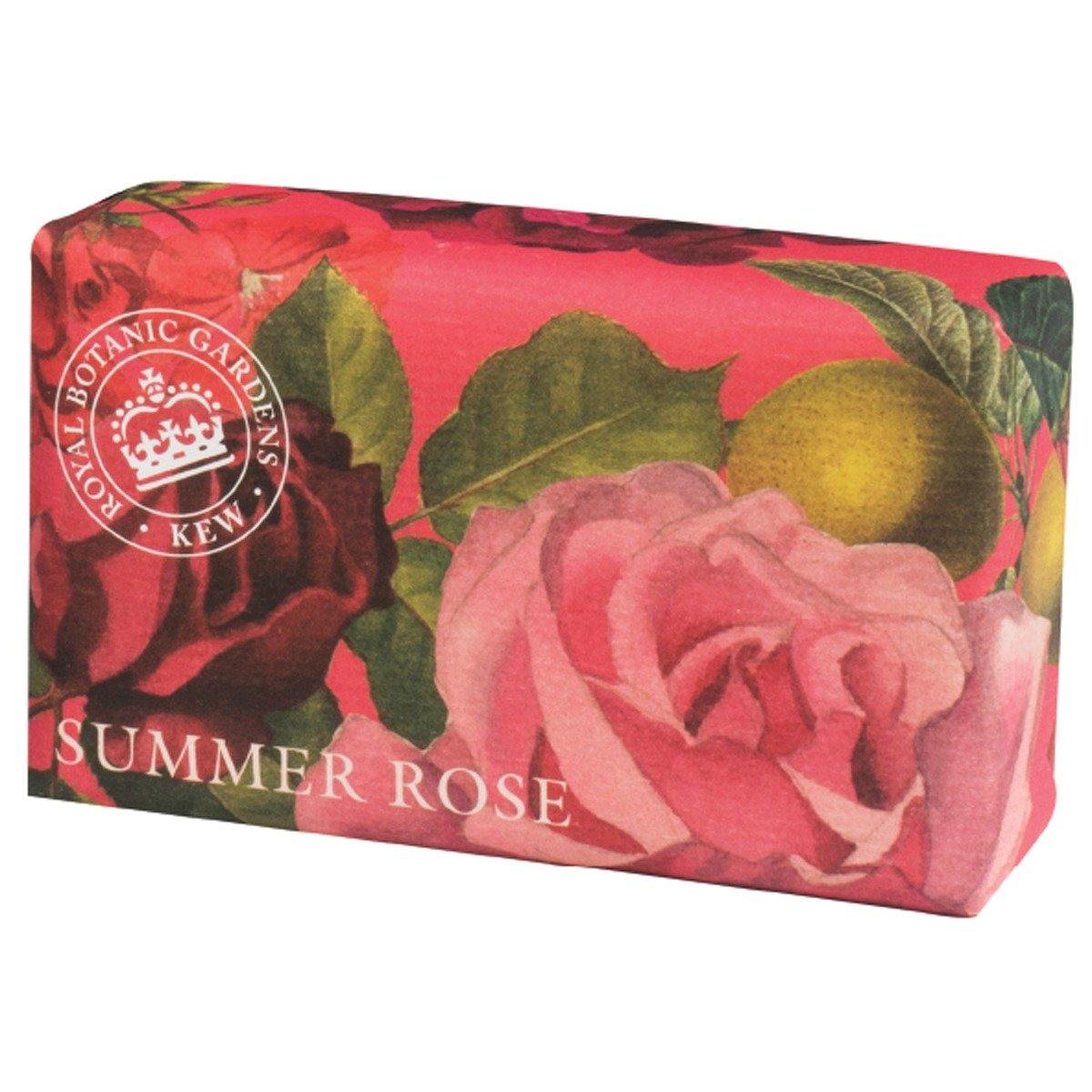 Summer Rose Kew Shea Butter Soap Bar - The Base Warehouse