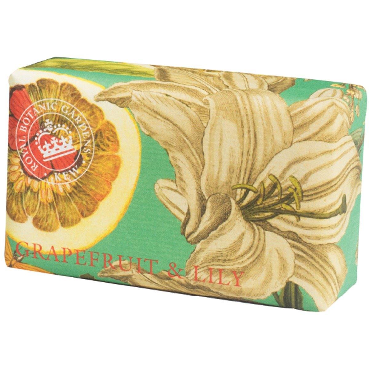 Grapefruit and Lily Kew Shea Butter Soap Bar - The Base Warehouse