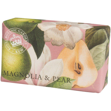 Magnolia and Pear Kew Shea Butter Soap Bar - The Base Warehouse