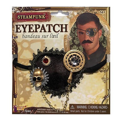 Steampunk Deluxe Eyepatch - The Base Warehouse