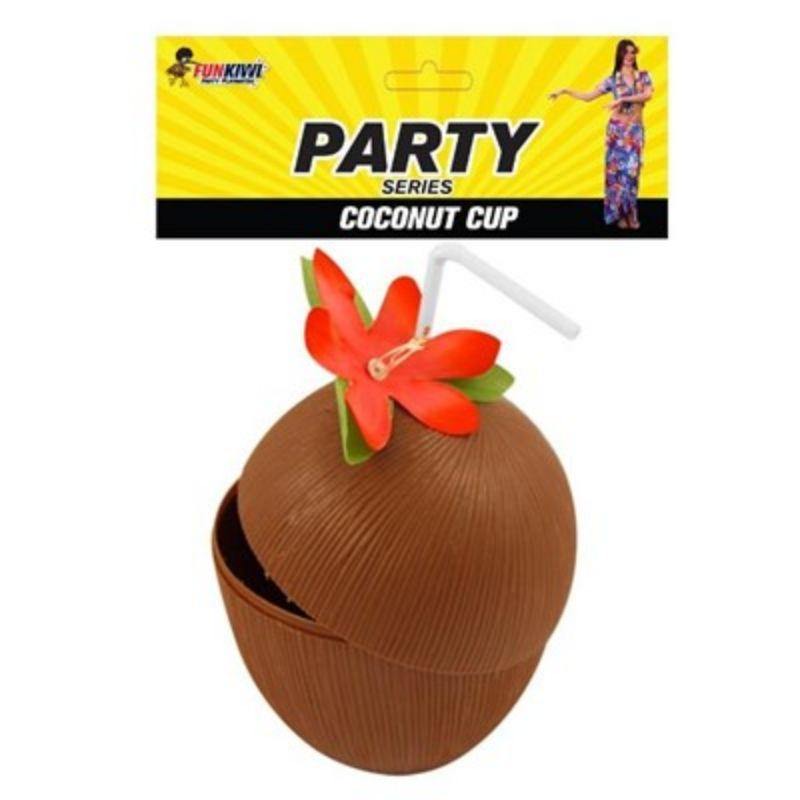 Coconut Cup with Flower