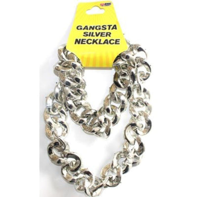 Silver Gangsta Chain Necklace - The Base Warehouse