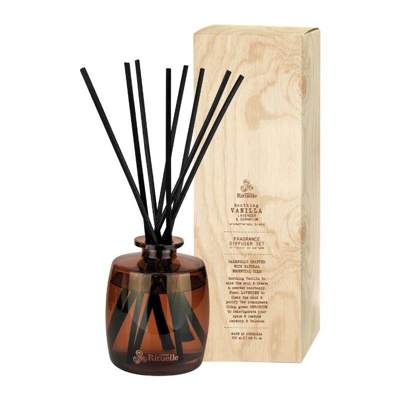 Flourish Organics - Vanilla, Lavender & Geranium Diffuser - 200ml - The Base Warehouse