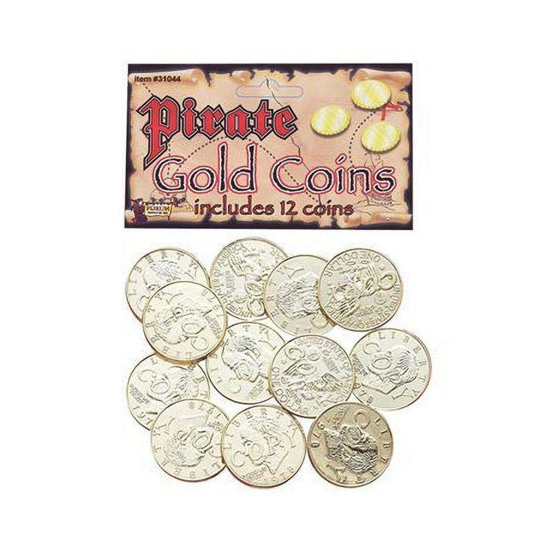 12 Pack Pirate Gold Coins - The Base Warehouse