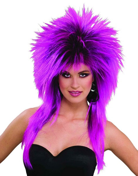 Womens Purple Pizazz Wig