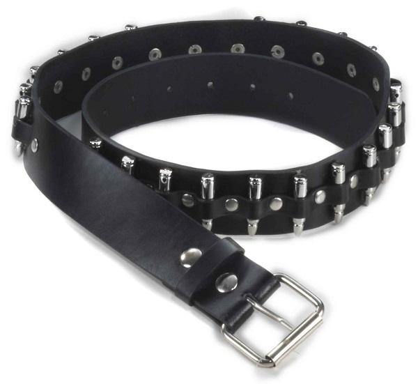Mens Cowboy Silver Bullets Belt - The Base Warehouse