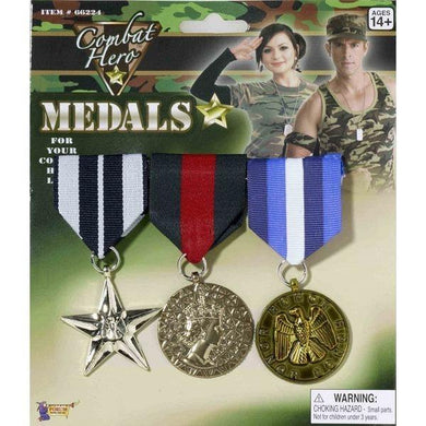 Military Medals Costume Accessory - The Base Warehouse