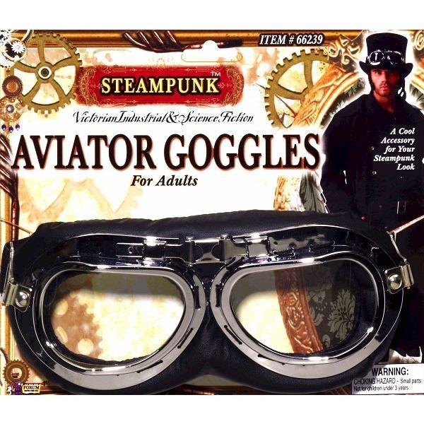 Adult Steampunk Aviator Goggles