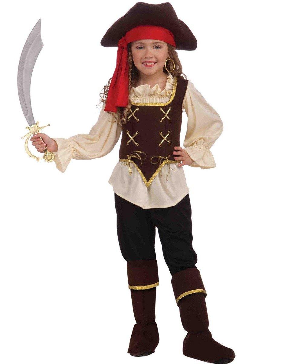 Girl Buccaneer Pirate Costume - Small - The Base Warehouse