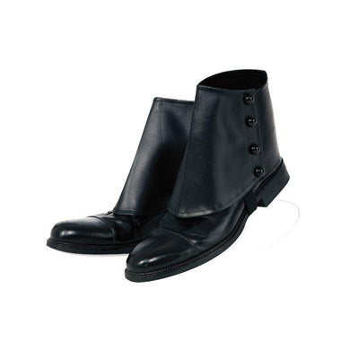 Gangster Deluxe Black Spats - The Base Warehouse