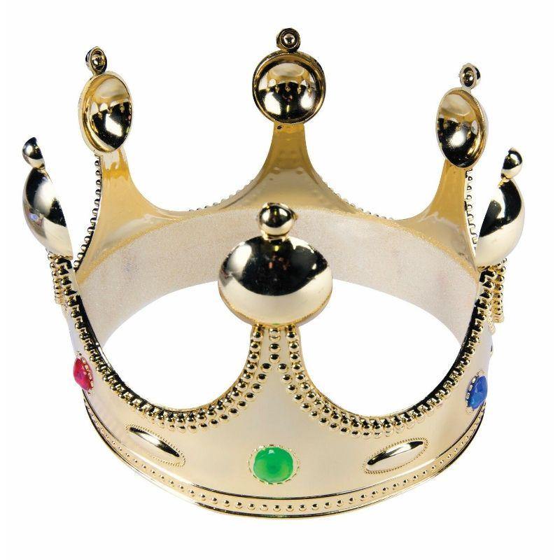 Kids Golden King Medieval Crown - The Base Warehouse