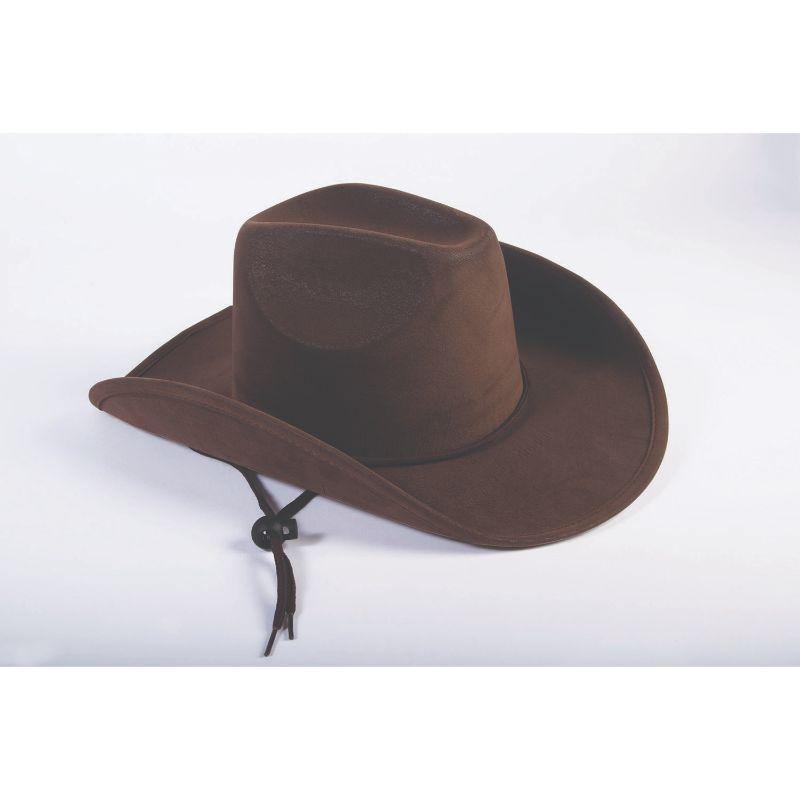 Kids Brown Suede Cowboy Hat - The Base Warehouse
