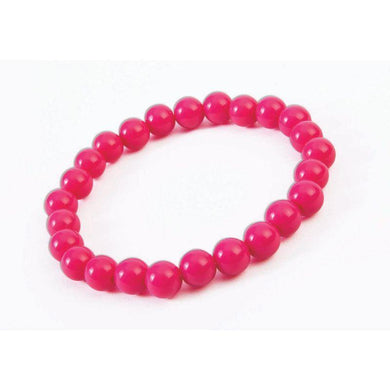 Hot Pink Big Pearls Bracelet - The Base Warehouse