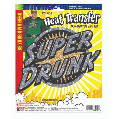 Heat Transfers Super Drunk Patch - The Base Warehouse