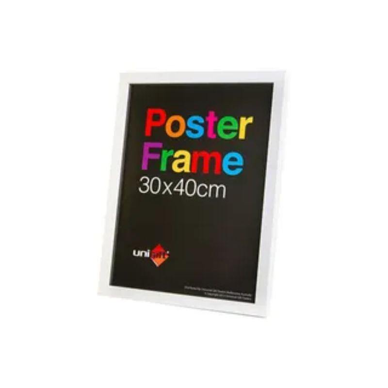 White MDF Poster Frame - 30cm x 40cm - The Base Warehouse