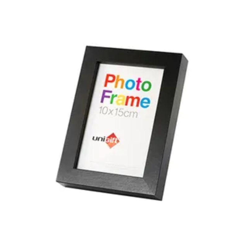 Black MDF Photo Frame - 10cm x 15cm - The Base Warehouse