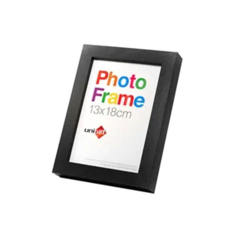 Black MDF Photo Frame - 13cm x 18cm - The Base Warehouse