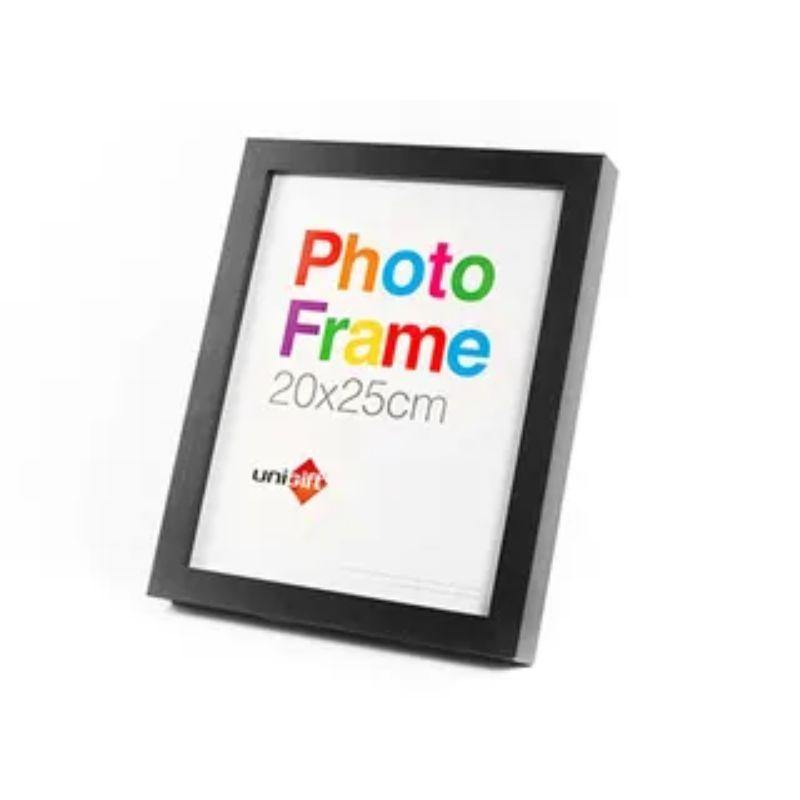 Black MDF Photo Frame - 20cm x 25cm - The Base Warehouse