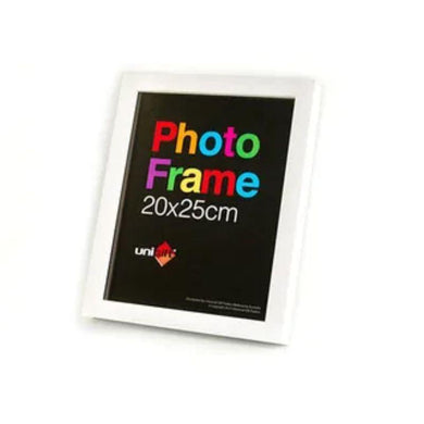 White MDF Photo Frame - 20cm x 25cm - The Base Warehouse