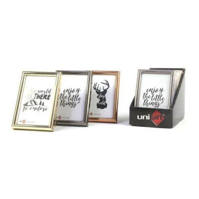 Metallics Plastic Frame - 13cm x 18cm - The Base Warehouse