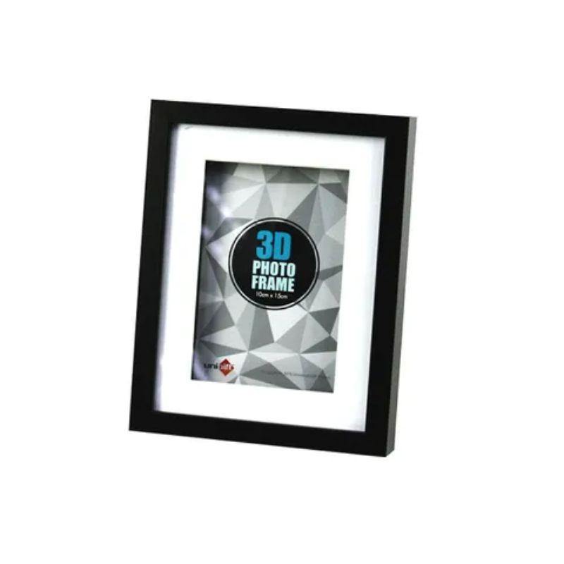 Black 3D Frame - Frame 15cm x 20cm / Inner 10cm x 15cm - The Base Warehouse
