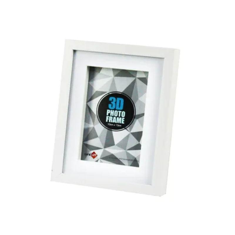 White 3D Frame - 15cm x 20cm / 10cm x 15cm - The Base Warehouse