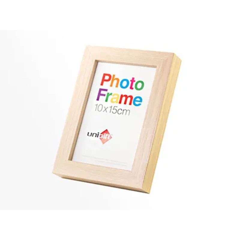 Natural MDF Photo Frame - 10cm x 15cm