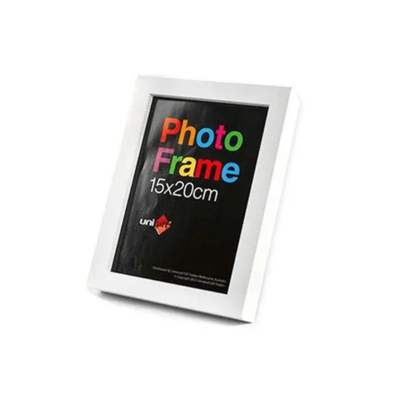 White MDF Photo Frame - 15cm x 20cm - The Base Warehouse