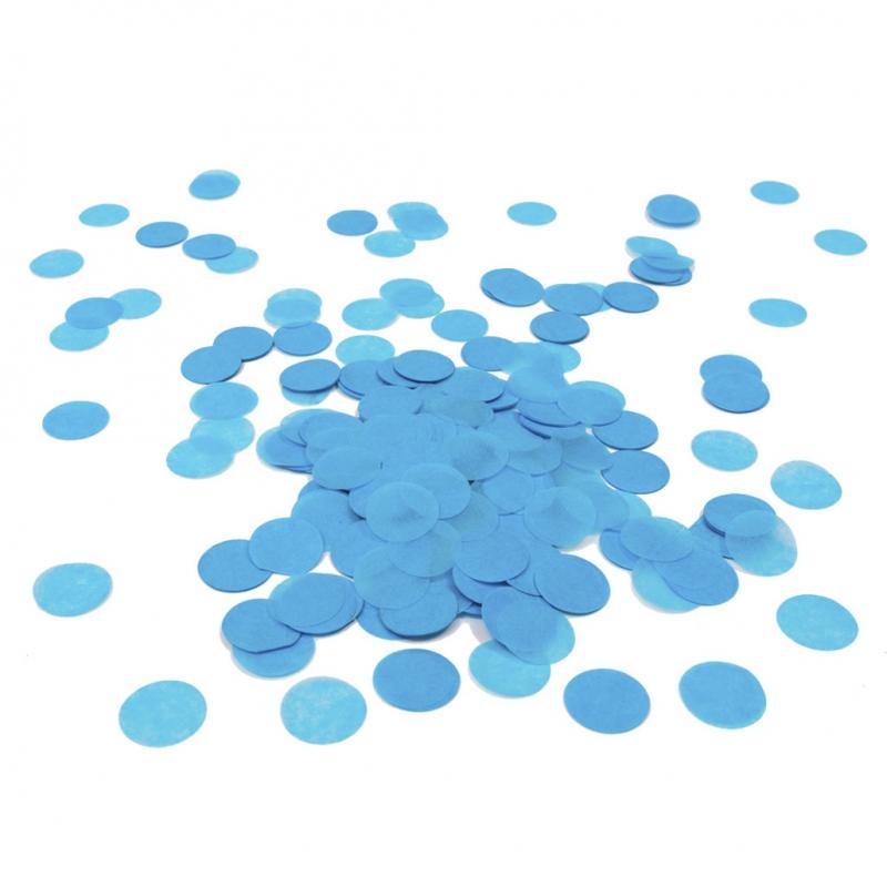 Electric Blue Circle Paper Confetti - 15g - The Base Warehouse