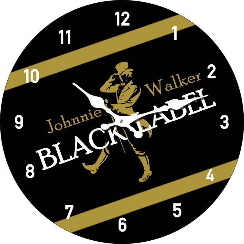 Johnny Walker Black Label Clock - 30cm