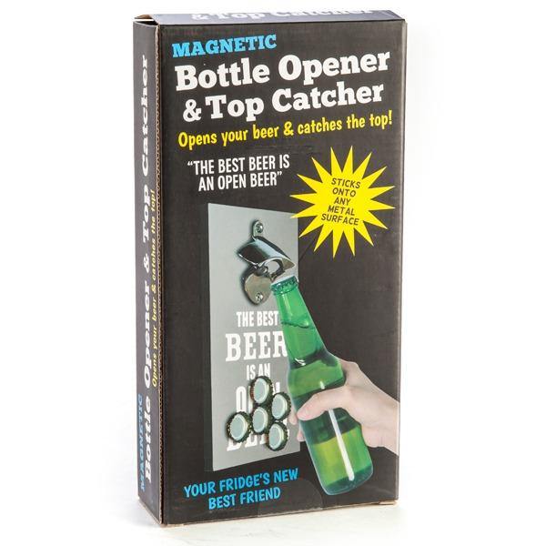 Bottle Opener And Magnetic Top Catcher - The Base Warehouse