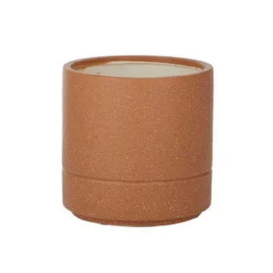 Terracotta Nessa Ceramic Pot - 15cm x 15cm - The Base Warehouse