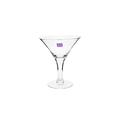 Clear Glass Martini Vase - 19.7cm - The Base Warehouse
