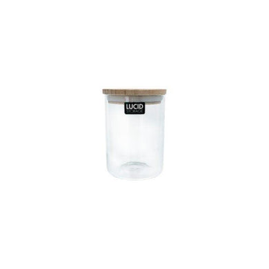 Glass Borosilicate with Lid - 13cm - The Base Warehouse