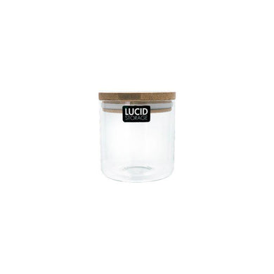 Glass Borosilicate with Lid - 9cm - The Base Warehouse