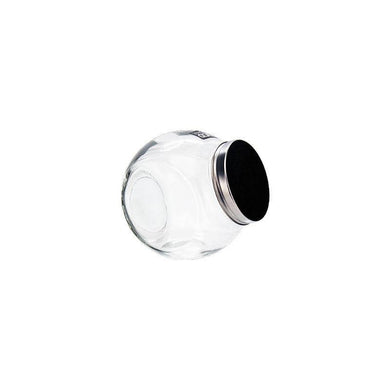 Glass Jar with Metal Lid - 10cm - The Base Warehouse