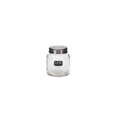 Glass Spice Jar with Metal Lid - 8.7cm - The Base Warehouse
