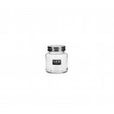 Glass Spice Jar with Metal Lid - 7.8cm - The Base Warehouse