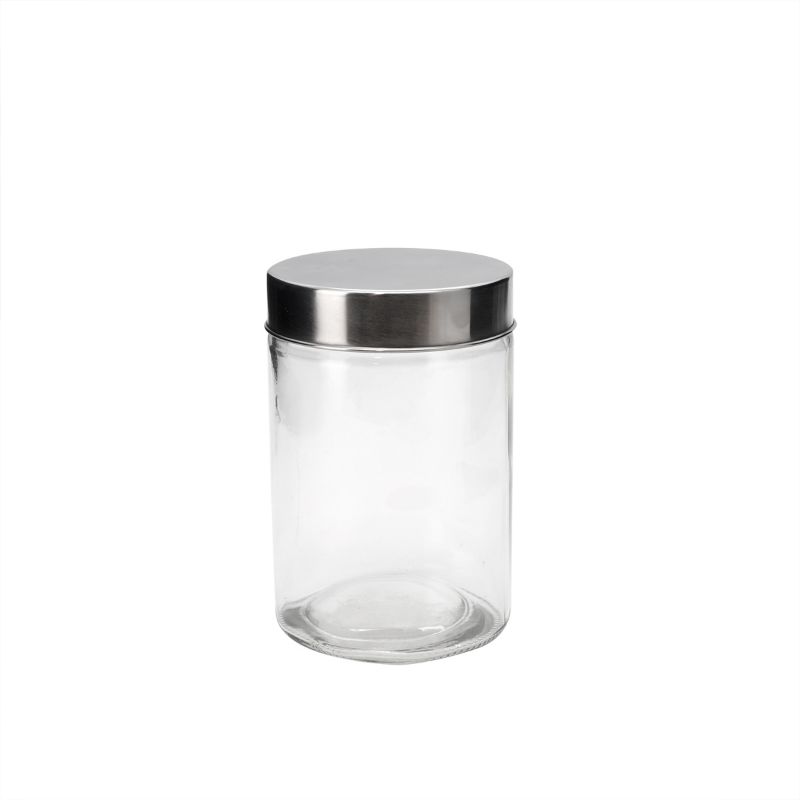 Glass Cylinder Canister - 8.5cm x 12.7cm
