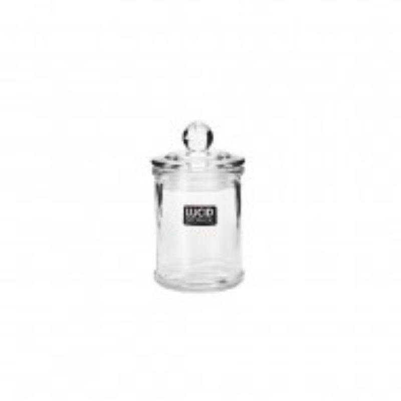 Glass Canister with Lid - 11.3cm - The Base Warehouse