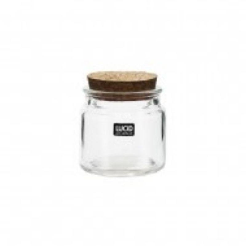 Glass Jar with Cork Lid - 6.9cm - The Base Warehouse