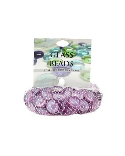 Purple Glass Beads - 500g