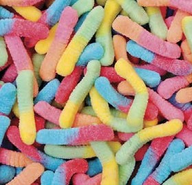 Sour Worms - 1kg - The Base Warehouse