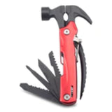 Load image into Gallery viewer, Red Metallic Multifunction Hammer &amp; Torch Tool Gift Set
