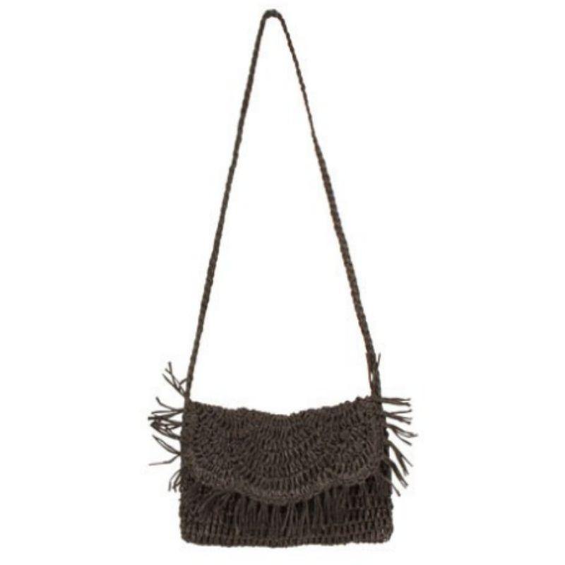 Trina Black Shoulder Bag - 26cm x 17cm - The Base Warehouse